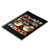 Goodbye 2. Klasse Hallo Sommer Notizblock (Linke Seite)