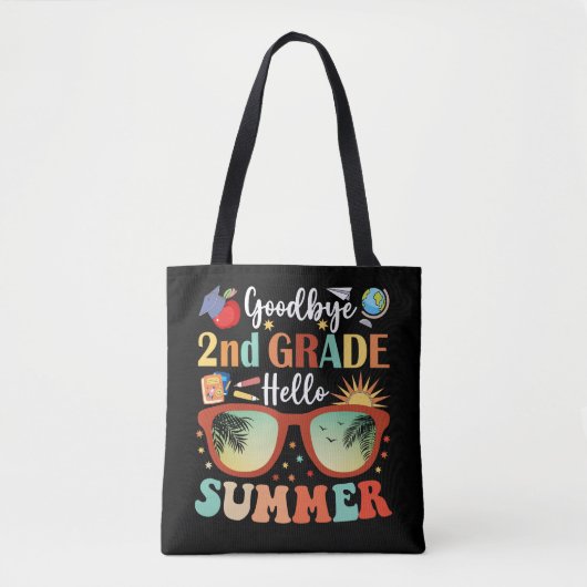 Goodbye 2. Klasse Hallo Sommer Tasche (Vorderseite)