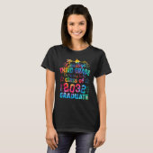 Goodbye 3 Grade Class of 2032 Grad Hello 4th gra T-Shirt (Vorne ganz)