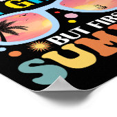 Goodbye 3 Grade Hallo 4. Klasse aber Erster Sommer Poster (Ecke)