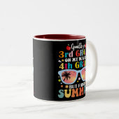 Goodbye 3 Grade Hallo 4. Klasse aber Erster Sommer Zweifarbige Tasse (VorderseiteRechts)