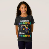 Goodbye 3rd Grade Abschluss Monster Truck T-Shirt (Vorne ganz)