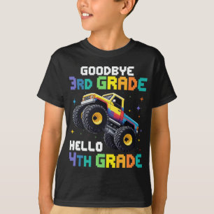 Goodbye 3rd Grade Abschluss Monster Truck T-Shirt