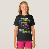 Goodbye 3rd Grade Abschluss Monster Truck T-Shirt (Vorne ganz)