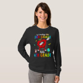 Goodbye 3rd Grade Hello 4th Grade Niedlich Dabbing T-Shirt (Vorne ganz)