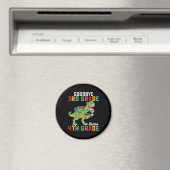 Goodbye 3rd Grade Hello 4th Grade T Rex Dinosaur Magnet (In Situ (Geschirrspüler))