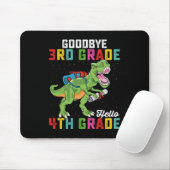 Goodbye 3rd Grade Hello 4th Grade T Rex Dinosaur Mousepad (Mit Mouse)