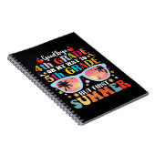 Goodbye 4 th Grade Hallo 5. Klasse aber Erster Som Notizblock (Rechte Seite)