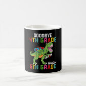 Goodbye 4 th Grade Hello 5th Grade T Rex Dinosaur Kaffeetasse (Mittel)