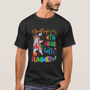Goodbye 4 th Grade Hello Summer Vacation Dabbing U T-Shirt