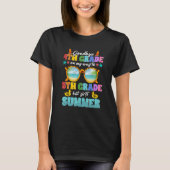 Goodbye 4th Grade Graduation To 5th Grade Hello Su T-Shirt (Vorderseite)
