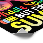 Goodbye 5. Grade Abschluss to Middle School Hell Poster (Ecke)