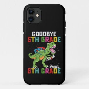 Goodbye 5 th Grade Hello 6th Grade T Rex Dinosaur Case-Mate iPhone Hülle