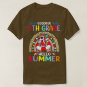 Goodbye 5 th Grade Teacher Hallo Sommerurlaub Un T-Shirt (Design vorne)