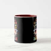 Goodbye 6 th Grade Hallo 7. Klasse aber Erster Som Zweifarbige Tasse (Mittel)