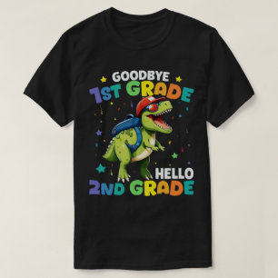 Goodbye Abschluss der 1. Klasse T Rex Dinosaurier T-Shirt
