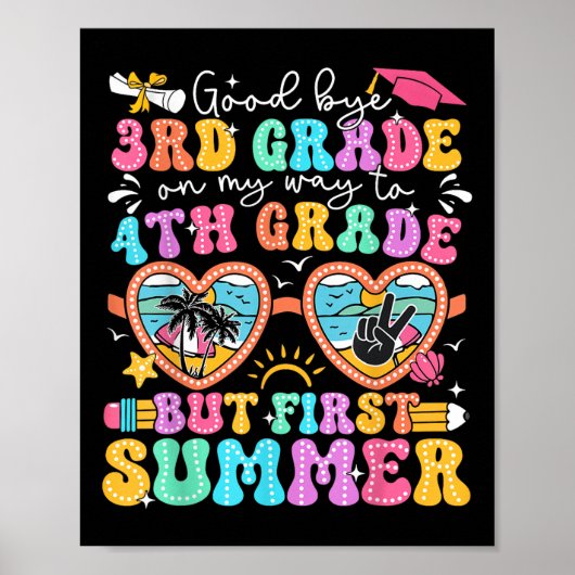 Goodbye Abschluss der dritten Klasse bis 4. Klasse Poster (Vorne)