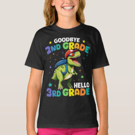 Goodbye Abschluss der zweiten Klasse T Rex Dinosau T-Shirt