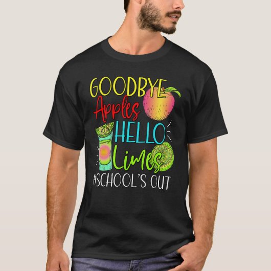 Goodbye Apples Hello Limes School s Out  Apples Su T-Shirt (Vorderseite)