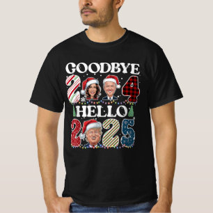 Goodbye Biden Harris 2024 Hallo Trump 2025 T-Shirt