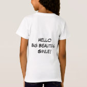 Goodbye Bras Green Hello Big Beautiful Smile T-Shirt (Rückseite)