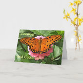 Goodbye Butterfly Card Karte (Gelbe Blume)