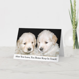 "Goodbye Card" Karte