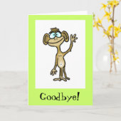 "Goodbye Card" Karte (Gelbe Blume)