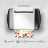 Goodbye Christmas Elf Letter Poster