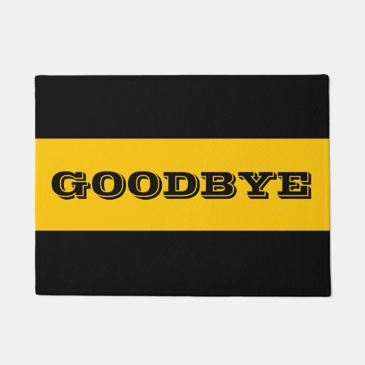 Goodbye Crotchety Door Mat Fußmatte (Vorderseite)