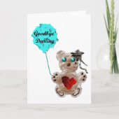 Goodbye Darling (Bären1) Karte (Vorderseite)