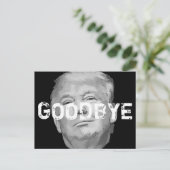 Goodbye Donald Trump impeach Keepake Postkarte (Stehend Vorderseite)
