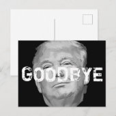 Goodbye Donald Trump impeach Keepake Postkarte (Vorne/Hinten)