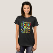 Goodbye Elementary School Abschluss Hello Middle T-Shirt (Vorne ganz)