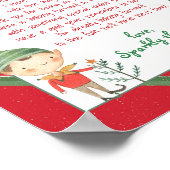 Goodbye Elf Magical Christmas Elf Poster (Ecke)