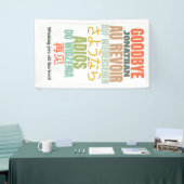 Goodbye Farewell Banner (Messeveranstaltung)