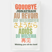 Goodbye Farewell Banner (Vertikal)