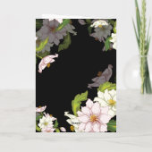 Goodbye Floral Blume Farewell Karte (Rückseite)