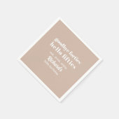 Goodbye Forties Hello Fifties Modern 50. Geburtsta Serviette (Ecke)