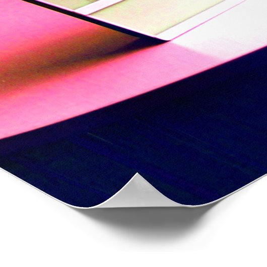 Goodbye Friends Heard Pink Poster (Ecke)