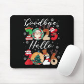 Goodbye Hello Happy Neujahr Weihnachten Weihnachte Mousepad (Mit Mouse)