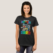 Goodbye High School Hello Summer Monster Truck Din T-Shirt (Vorne ganz)