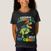 Goodbye Kindergarten Abschluss Dinosaur Trex T-Shirt (Vorderseite)