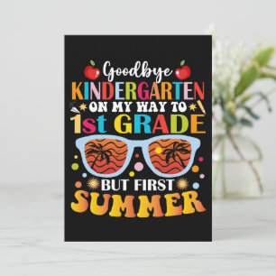 Goodbye Kindergarten bis 1. Klasse, aber erster So Ankündigung