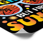 Goodbye Kindergarten bis 1. Klasse, aber erster So Poster (Ecke)