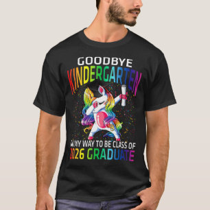 Goodbye Kindergarten Class of 2026 Grad Hallo 1. T-Shirt