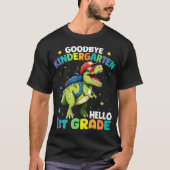Goodbye Kindergarten Graduationr Dinosaur Trex T-Shirt (Vorderseite)