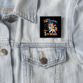 Goodbye Kindergarten Hallo 1. Grade Unicorn Button (Beispiel)
