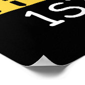 Goodbye Kindergarten Hallo 1. Klasse Poster (Ecke)