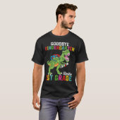 Goodbye Kindergarten Hallo 1. Klasse T Rex School T-Shirt (Vorne ganz)